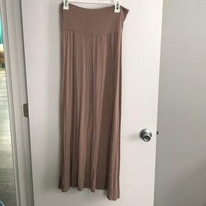 Tan maxi skirt